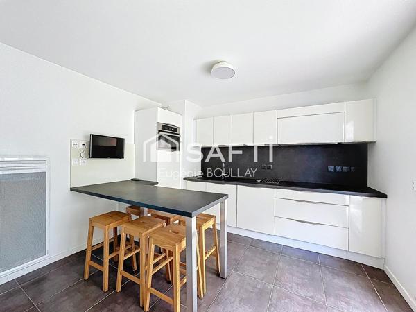 Appartement T2 avec terrasse, parking et cave