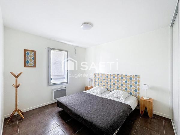 Appartement T2 avec terrasse, parking et cave