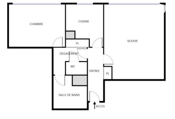 PARIS XIXe - Appartement 2 pièces - Secteur Buttes-Chaumont