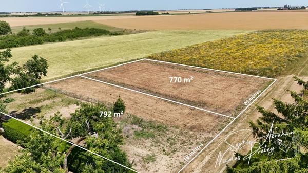 TERRAIN À BÂTIR 770m²  À LA CAMPAGNE