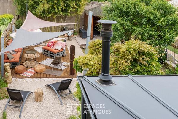 Maison des années 50 rénovée esprit loft