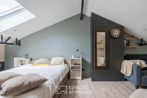 Maison des années 50 rénovée esprit loft