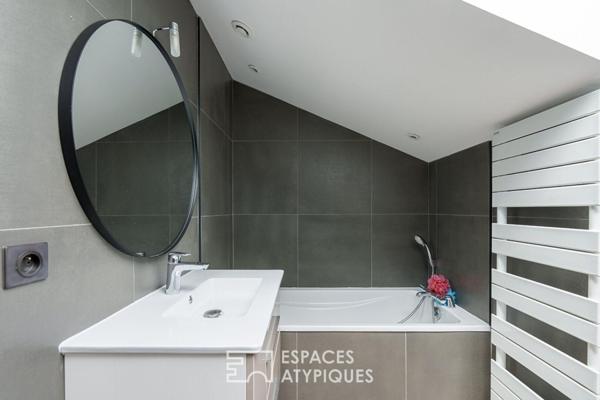 Maison des années 50 rénovée esprit loft