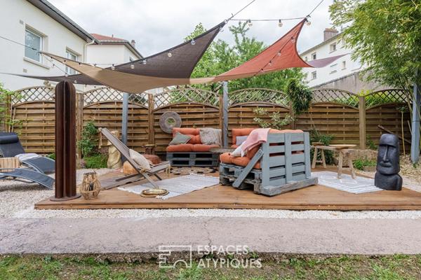 Maison des années 50 rénovée esprit loft