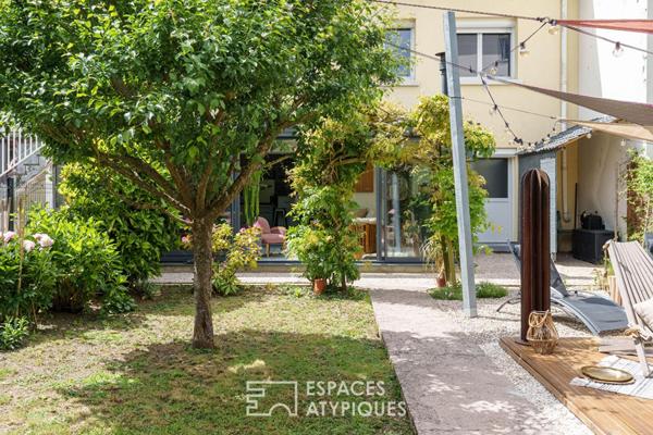 Maison des années 50 rénovée esprit loft