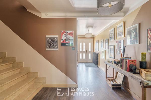 Maison des années 50 rénovée esprit loft