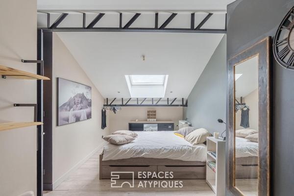 Maison des années 50 rénovée esprit loft