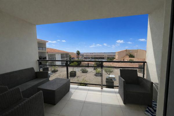 SAINT PIERRE LA MER APPARTEMENT T3 VUE MER DANS RESIDENCE SECURISEE