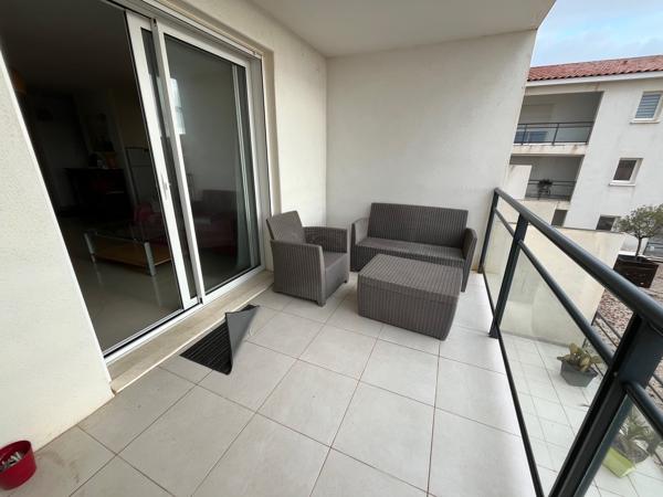 SAINT PIERRE LA MER APPARTEMENT T3 VUE MER DANS RESIDENCE SECURISEE