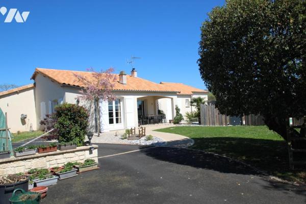 AIFFRES, PROCHES COMMODITES, BELLE VILLA DE PLAIN PIED EN PARFAIT ETAT AVEC PISCINE.