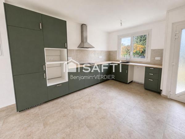 Maison familiale rénovée 115m², 5 chambres, Gare et commodités à pied
