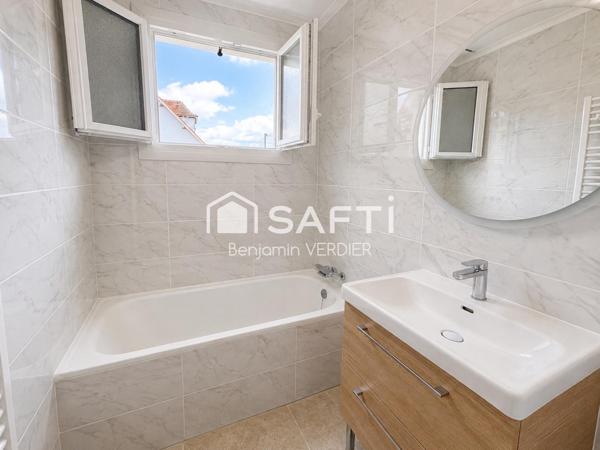 Maison familiale rénovée 115m², 5 chambres, Gare et commodités à pied