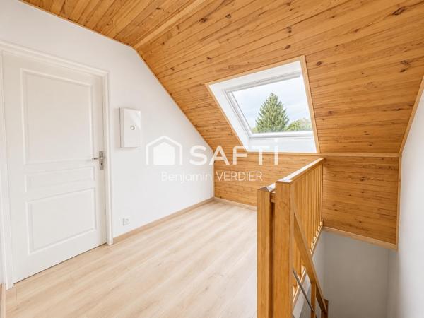 Maison familiale rénovée 115m², 5 chambres, Gare et commodités à pied
