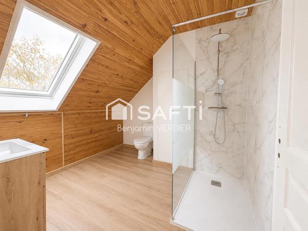Maison familiale rénovée 115m², 5 chambres, Gare et commodités à pied
