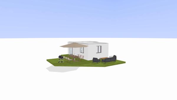 secteur Charreard: proche T4 et metro: T2 en rez jardin en plateau avec stationnement privatif