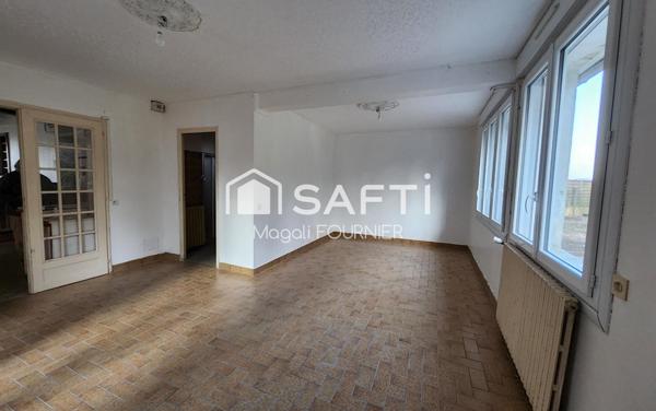 Maison 8 chambres proche des commerces et terrain de 1600m²