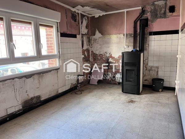 Maison de 112m² avec Jardin et garage à HAM.