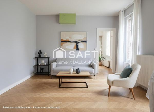 Maison de 112m² avec Jardin et garage à HAM.