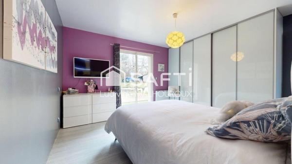 Plain-pied 209 m² au bout d’une impasse, sans vis-à-vis,au calme absolu