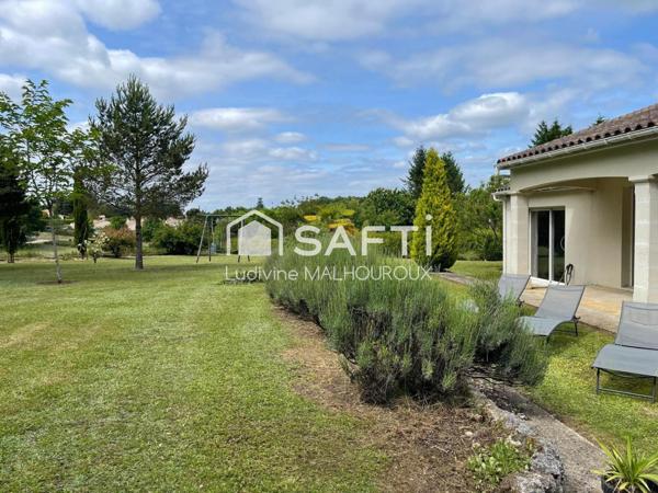 Plain-pied 209 m² au bout d’une impasse, sans vis-à-vis,au calme absolu