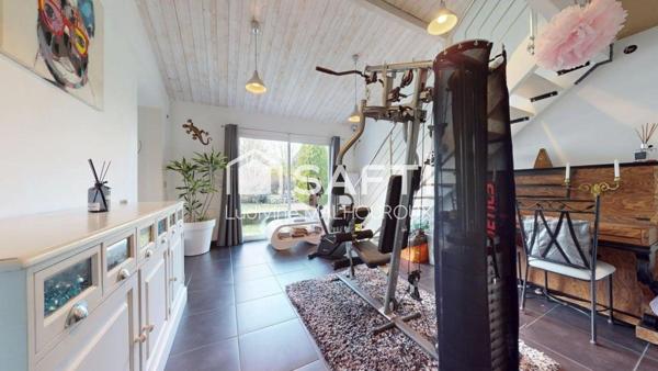 Plain-pied 209 m² au bout d’une impasse, sans vis-à-vis,au calme absolu