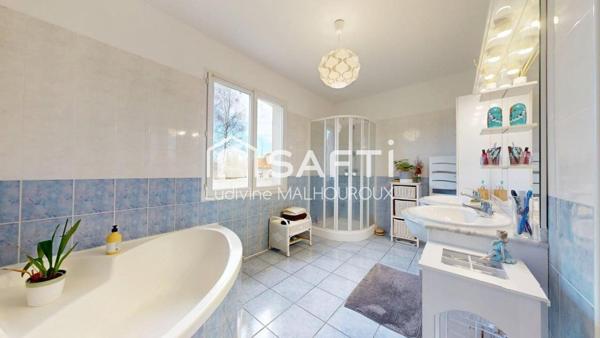 Plain-pied 209 m² au bout d’une impasse, sans vis-à-vis,au calme absolu