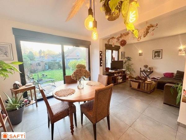 À vendre – Maison semi individuelle Aulnoy Lez Valenciennes- 3 chambres garage et sous sol complet