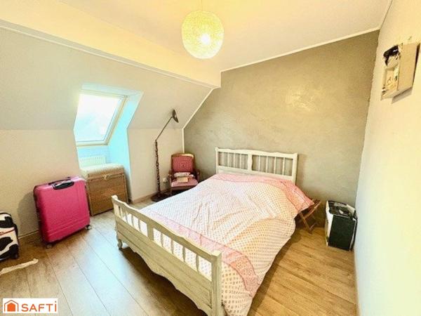 À vendre – Maison semi individuelle Aulnoy Lez Valenciennes- 3 chambres garage et sous sol complet