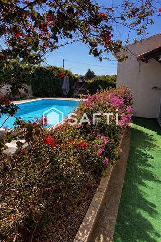 Maison 80m2 avec piscine 5 min de la plage