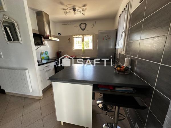 Maison 80m2 avec piscine 5 min de la plage