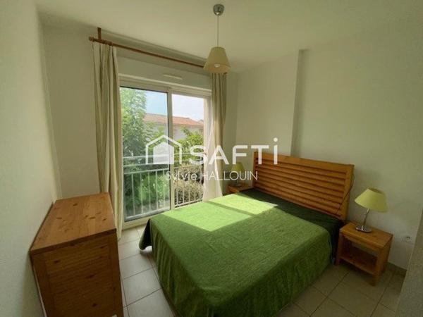 Appt T2 bord de mer avec terrasse, parking privé