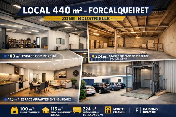 Local commercial de 440 m²