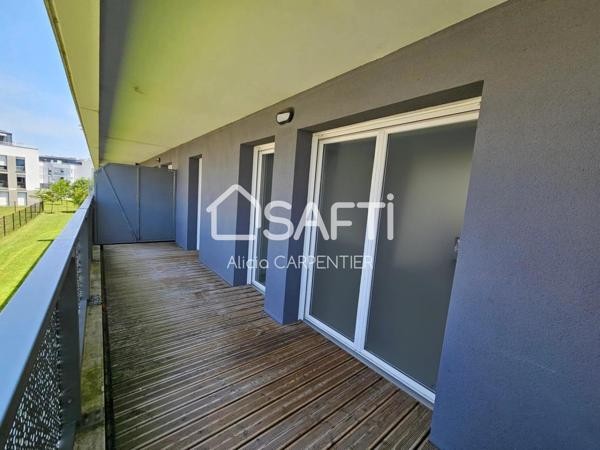 Appartement vendu loué avec ascenseur et une place de parking privative sécurisée