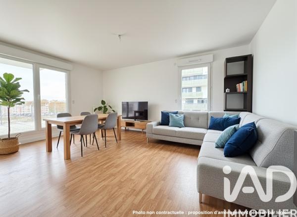 Appartement à vendre 3 pièces 60 m² Gennevilliers