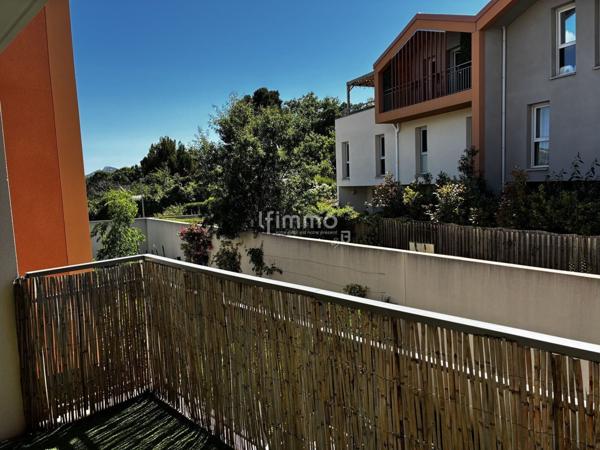 Saint Julien/ Caillols - 3 pièces 58 m2 - Balcon vue collines