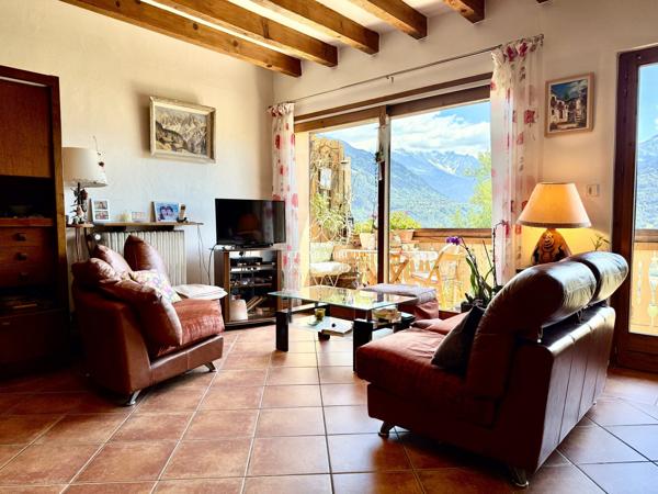 Passy coteaux, appartement 3 pièces, 2 chambres, 63,82 m² habitables, 88 m² au total, balcon, cave, parking, dernier étage.