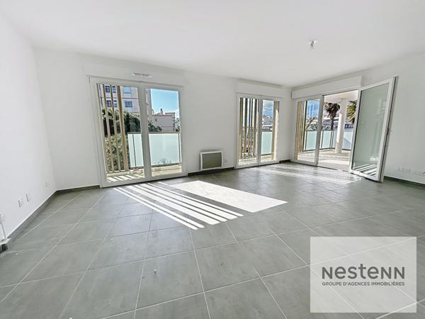 Fréjus plage dans résidence neuve T3, terrasse, garage