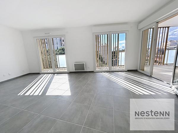 Fréjus plage dans résidence neuve T3, terrasse, garage