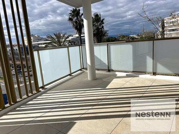 Fréjus plage dans résidence neuve T3, terrasse, garage