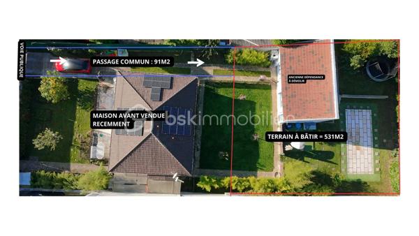 Terrain de 531 m²
