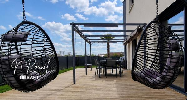 Contemporaine 160m², 5 chambres, 2 sdb, parcelle 400m²
