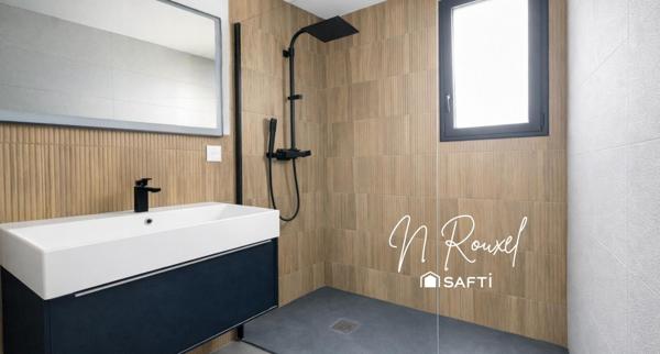 Contemporaine 160m², 5 chambres, 2 sdb, parcelle 400m²