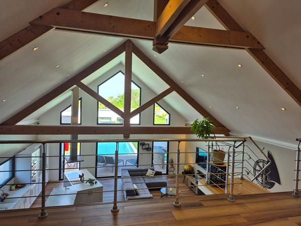 Maison d'architecture contemporaine, de charme et moderne avec piscine à Montoir De Bretagne d'environ 180 m2