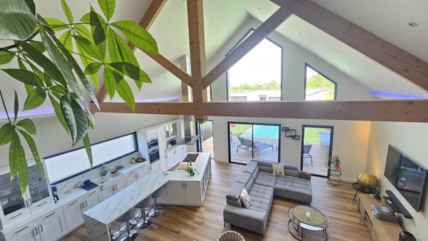 Maison d'architecture contemporaine, de charme et moderne avec piscine à Montoir De Bretagne d'environ 180 m2