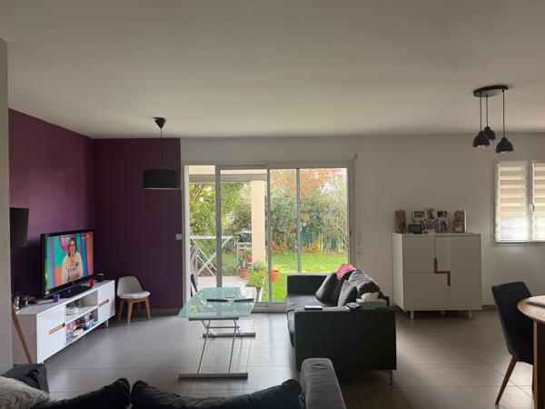 Maison 3 chambres garage jardin