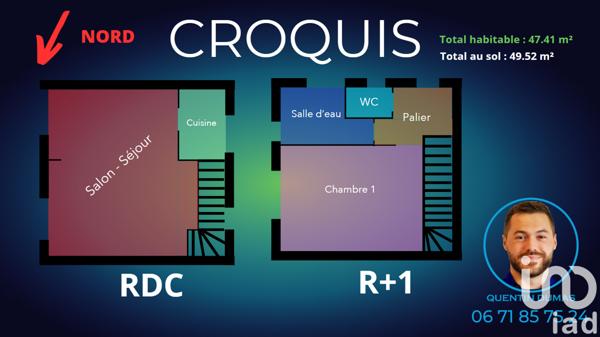 Maison à vendre 2 pièces 50 m² Bayonne