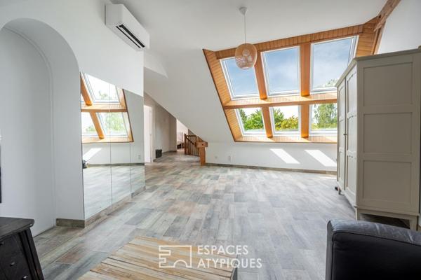 Villa rénovée au coeur du Golf International Barrière – Un écrin de lumière dans un domaine privé