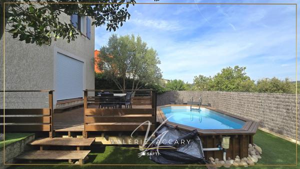Rocbaron : Villa de 94 m² sur un terrain de 229 m² avec 3 chambres, bureau, piscine…
