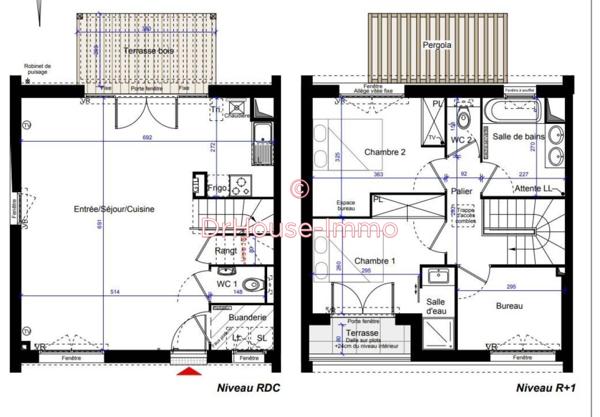 Maison à vendre 4 pièces de 83 m²