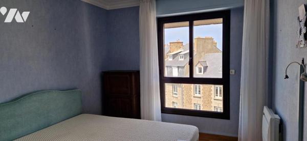 Saint Malo - Rocabey - Duplex T4 (83.55m²) - Terrasse Sud (6m²) - Parking et cave- Vue Bassin